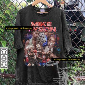 Vintage Bootleg Style Mike Tyson Kid Dynamite Shirt, Mike Tyson Kid Dynamite Box